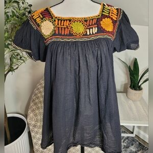 Boho Jane Vintage Embroidered Top